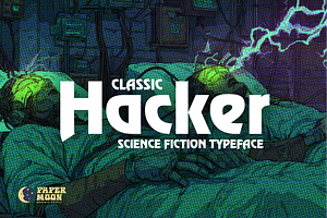 PM Hacker Sci-Fi & Fantasy Font