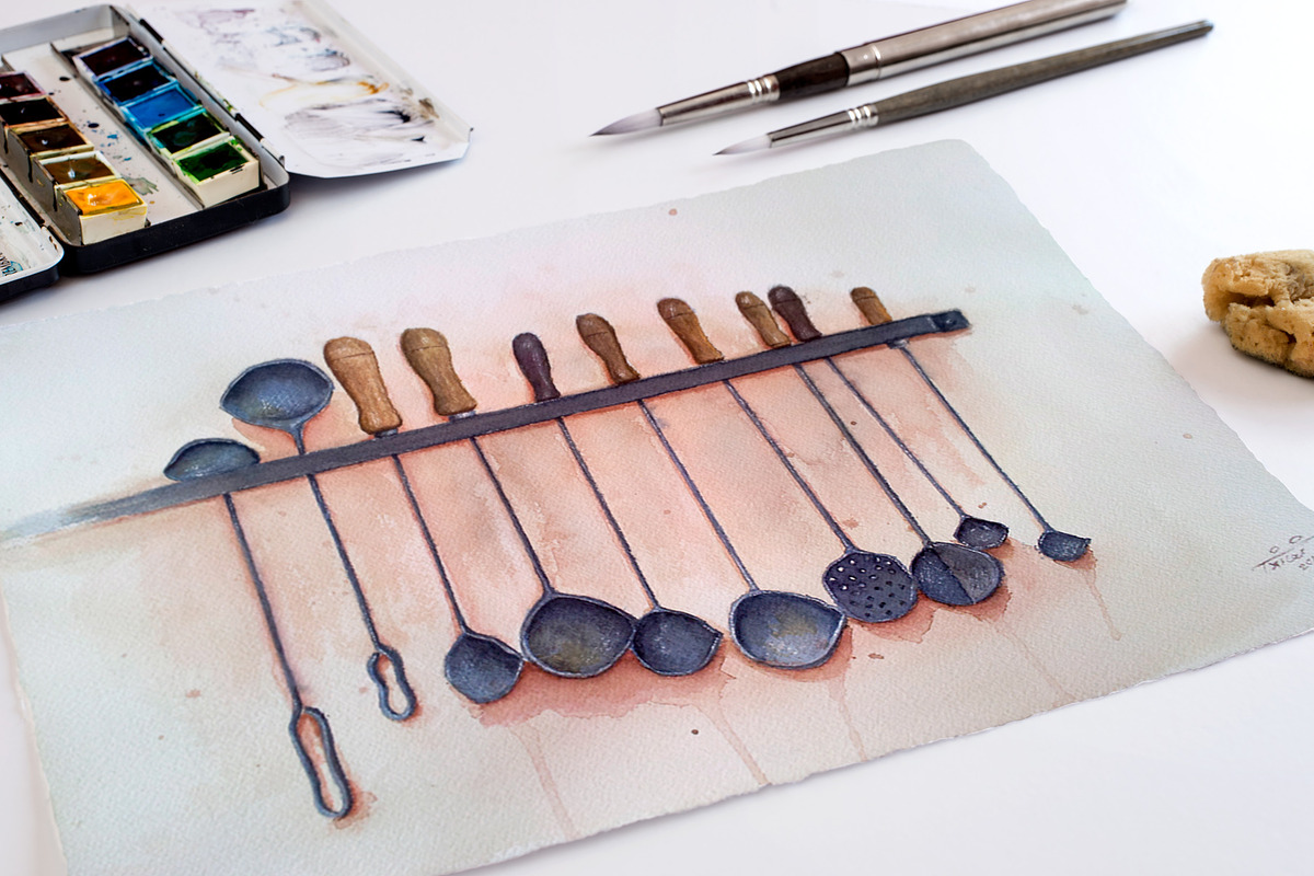 Artist and creative mockup set, a Pens & Pencil Mockup by INTERARTIVITY (Photo 7 of 25)