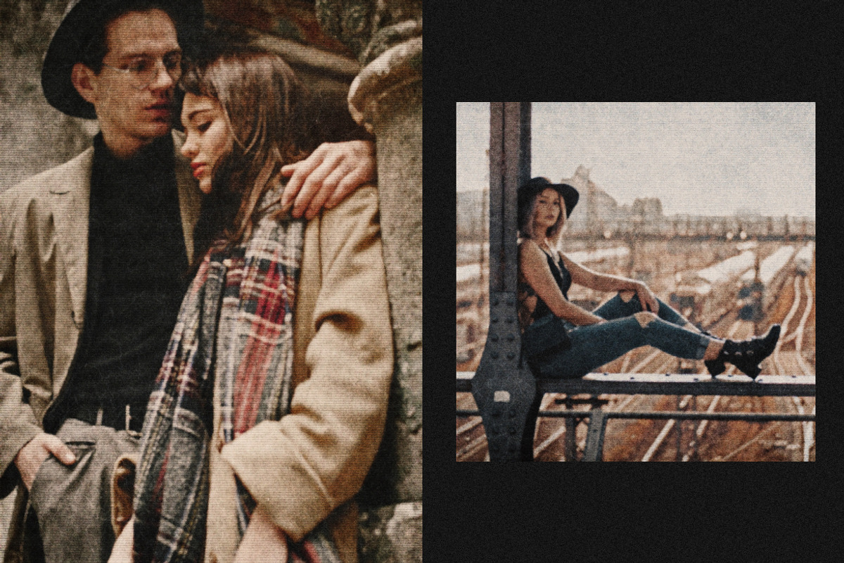 Vintage Square, Poster Photo Effect, a Layer Style Add-On by iDoodle Studio (Photo 3 of 4)