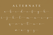 Amellia Bellania | handwritten font, a Script Font by Scratchones (Thumbnail 9 of 10)