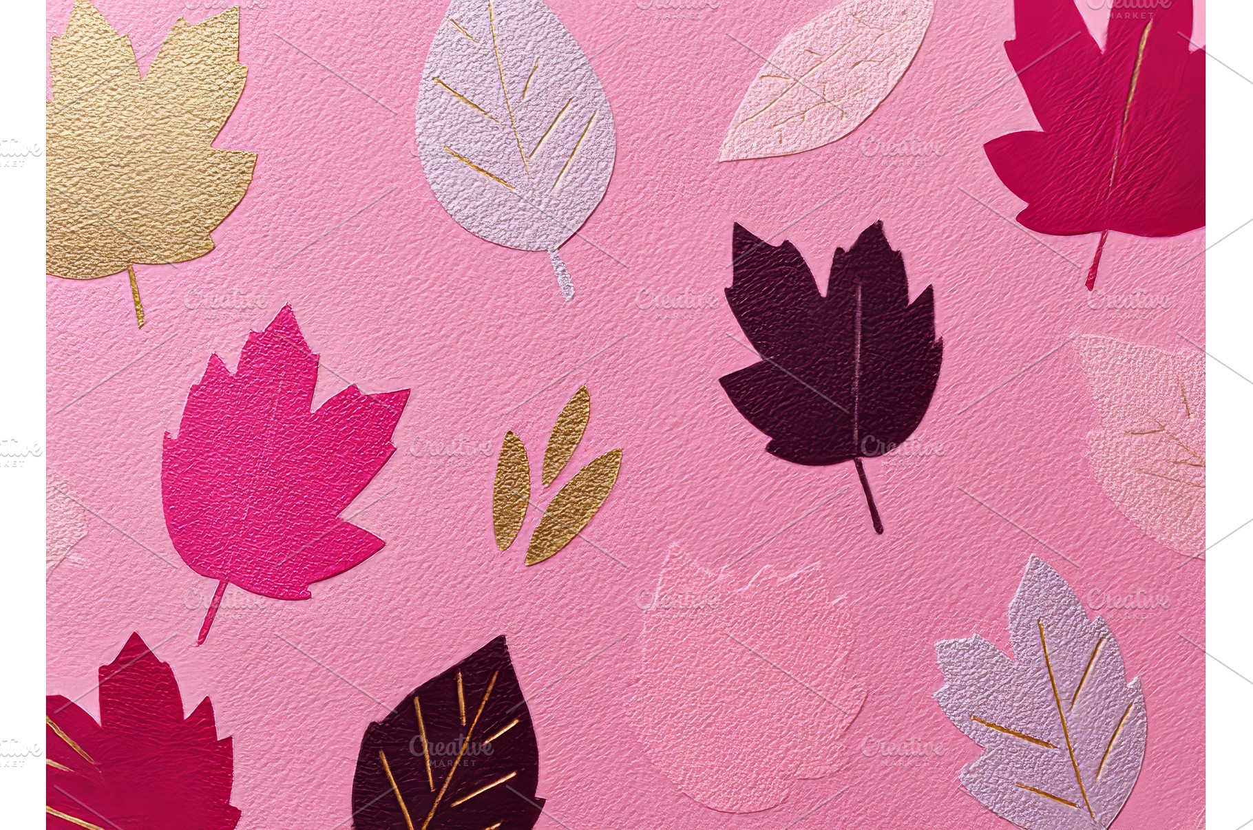Autumn collage featuring vibrant, an Abstract Photo by ZinetroN