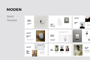 MODEN - Google Slides Style Template