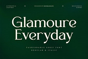 Glamoure Everyday | Modern Serif, a Serif Font by Krismagraph (Thumbnail 1 of 10)