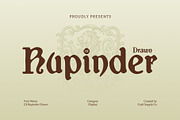 CS Rupinder Drawn, a Sans Serif Font by Craft Supply Co. (Thumbnail 1 of 8)