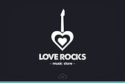 Love Rocks Logo Template, a Branding & Logo Template by Logo Heaven (Thumbnail 5 of 5)