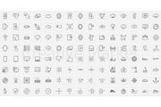 2200 vector sketch icons mega pack, an Outline Icon by Visual Generation (Thumbnail 17 of 21)