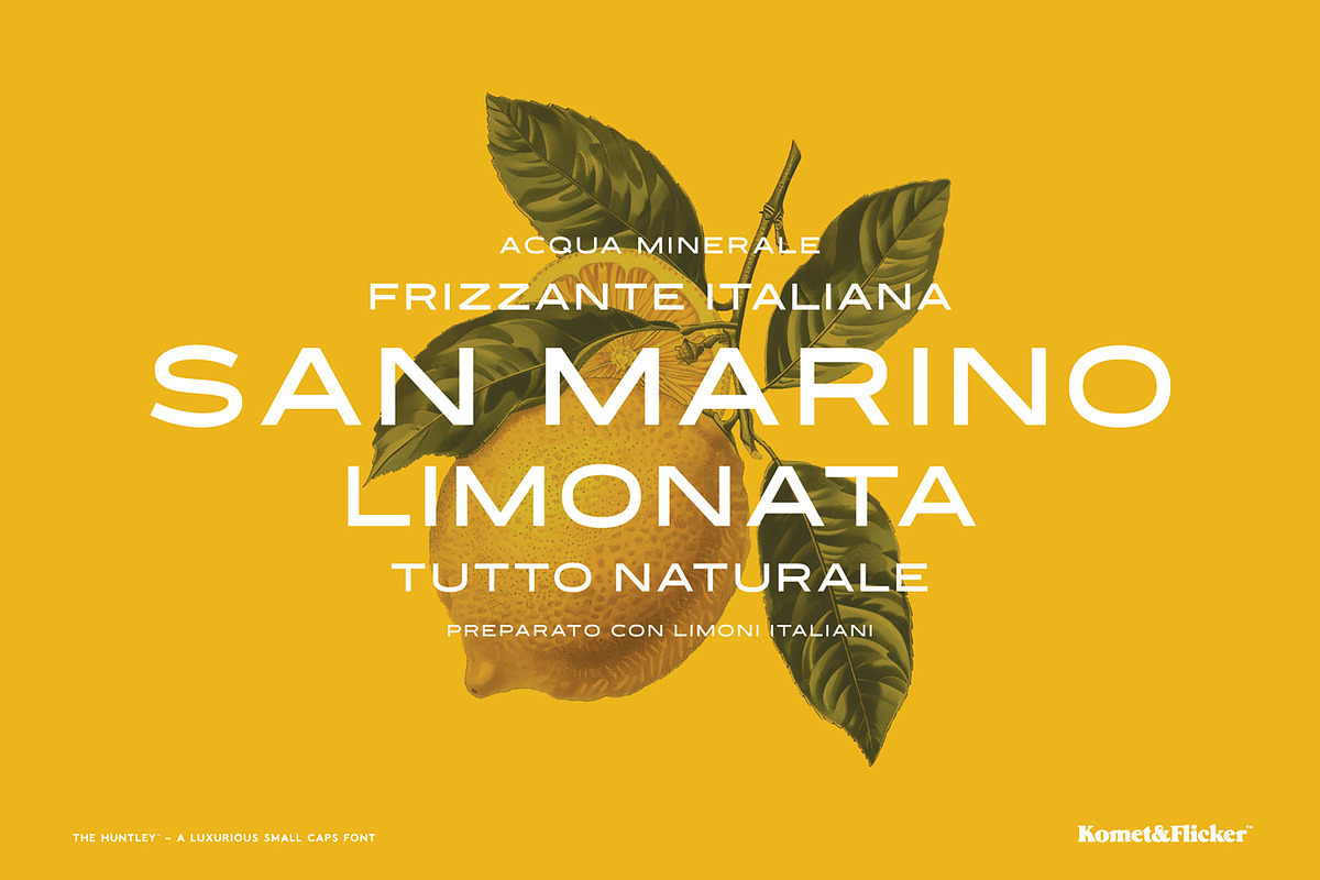The Huntley – A Luxurious Font, a Sans Serif Font by Komet & Flicker (Photo 8 of 15)