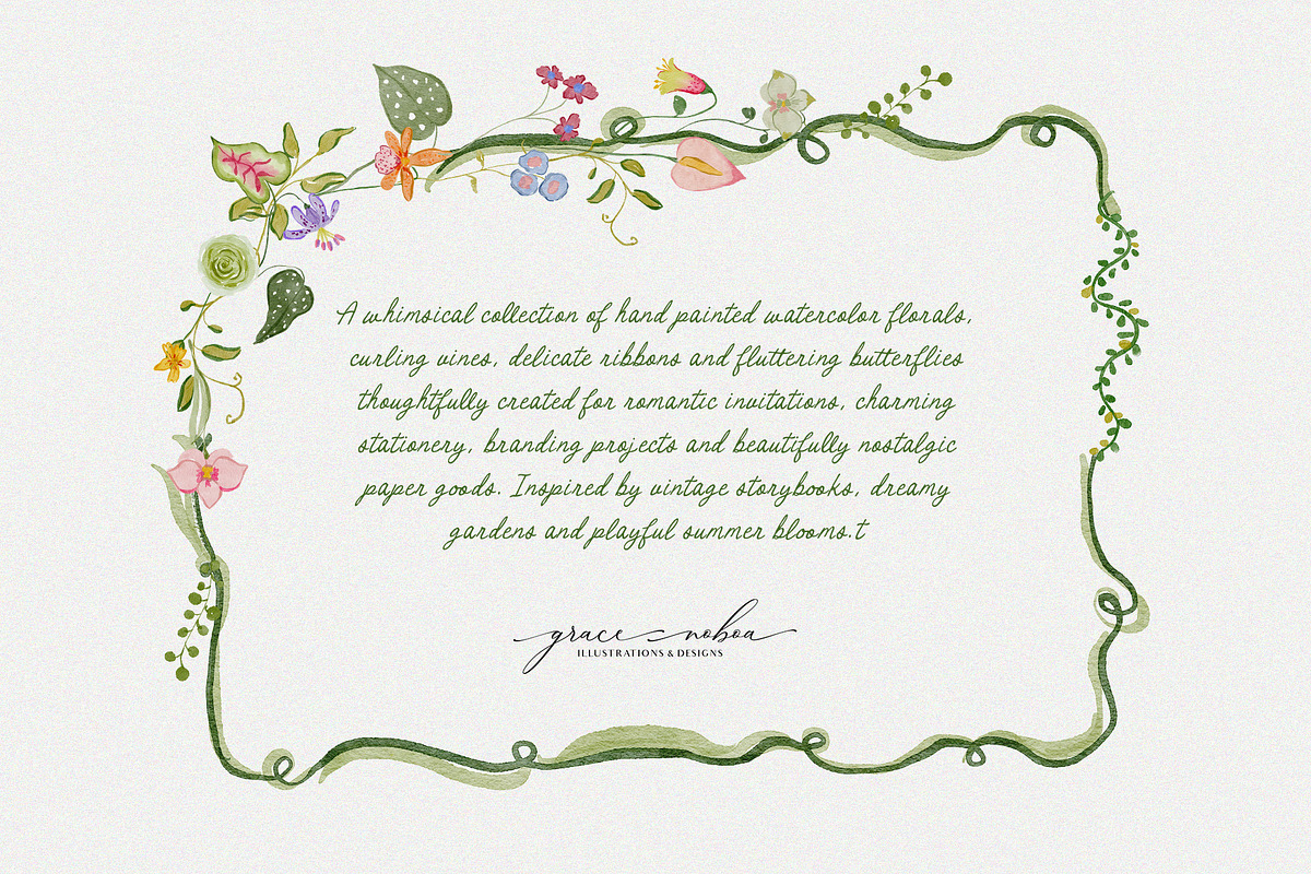 Hand-drawn quirky whimsy flowers, a Decorative Illustration by Grace Noboa Illustrations (Photo 11 of 12)