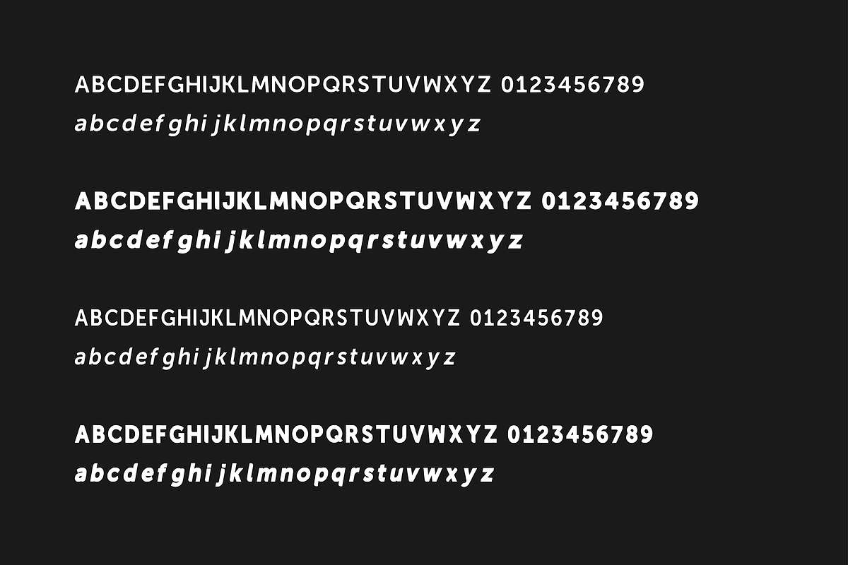 RoundEdge Typeface preview 3