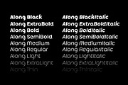 Along Sans v4 Font Family, a Sans Serif Font by Ryul Davidson (Thumbnail 3 of 16)