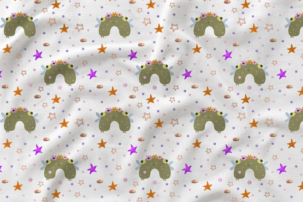 SUMMER SUPPORT FRIENDS Patterns, a Seasonal Illustration by FaliushViktoriaArtist (Photo 6 of 11)