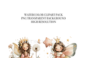 44 Butterfly Princess Clipart, an Illustration by Pati Charm Studio (Thumbnail 6 of 9)