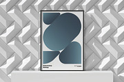 Minimalist Poster Wall Frame Mockup, a Packaging Mockup by DesignRushMarket (Thumbnail 13 of 16)