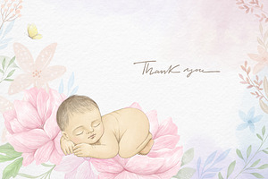 Newborn Baby Illustration