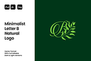 Minimalist Letter B Natural Logo, a Branding & Logo Template by Luxury Logos (Thumbnail 1 of 4)