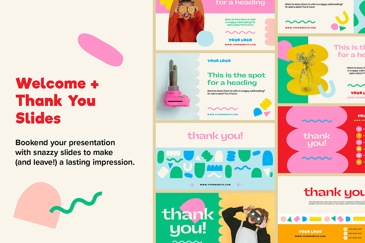 Poppin' Shapes Presentation CANVA, a Presentation Template by Sweet Stash (Photo 2 of 11)