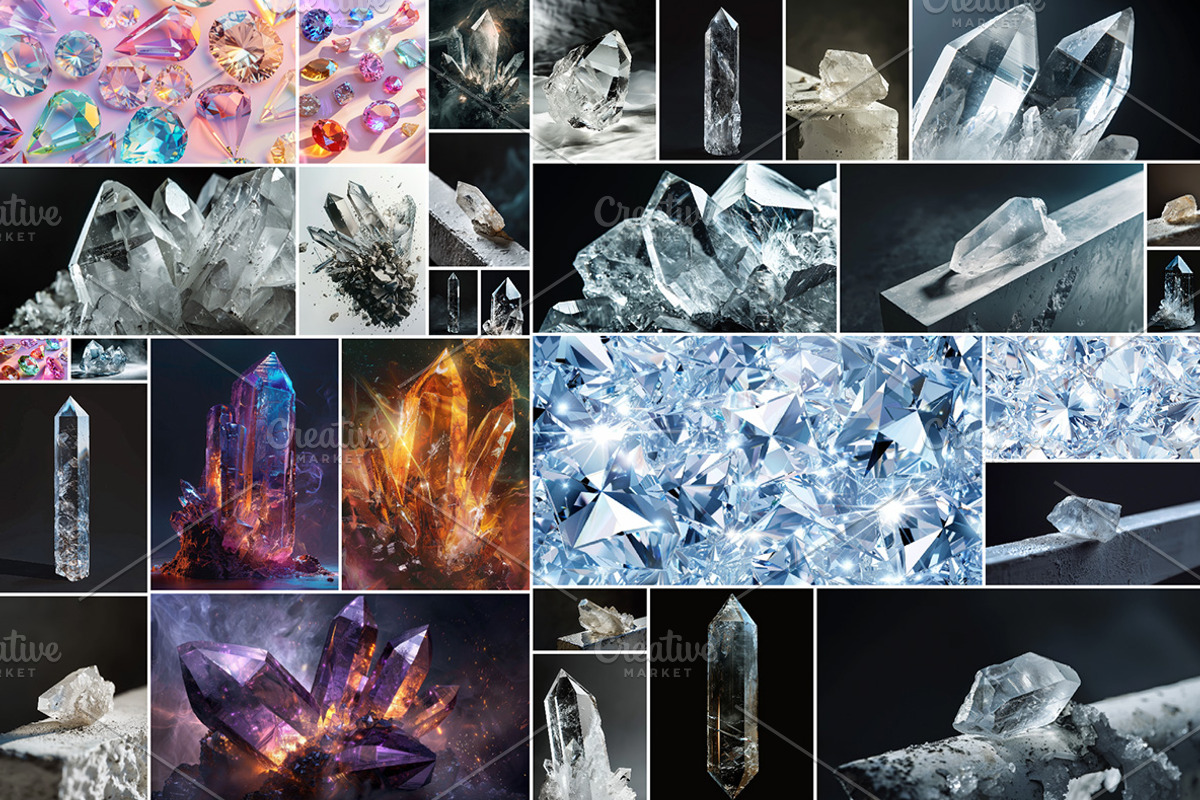 150 Crystals, an Arts & Entertainment Photo by Handmadefont (Photo 6 of 19)