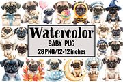 Baby Pug, an Illustration by Design Market (Thumbnail 1 of 3)