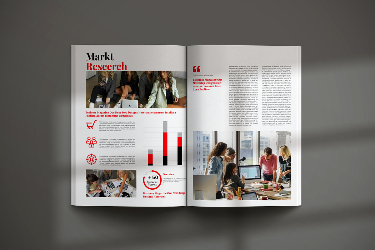 Business Magazine Template, a Magazine Template by Creative-Work (Photo 8 of 8)