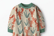 Baby oversized Romper Mockup, a Hoody Mockup by Nora Gad (Thumbnail 7 of 16)