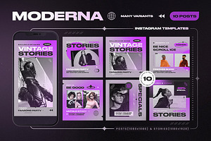 MODERNA Instagram Templates