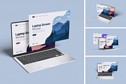 Laptop Screen Mockup, a Device Mockup by HanaSaka_Studio (Thumbnail 1 of 5)