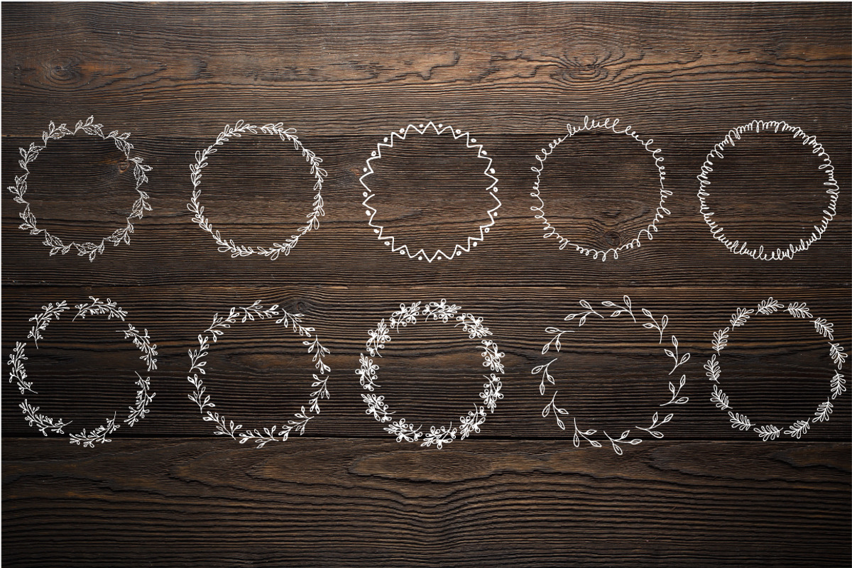 25 flourish wreaths, an Illustration by SaharaArt (Photo 3 of 3)