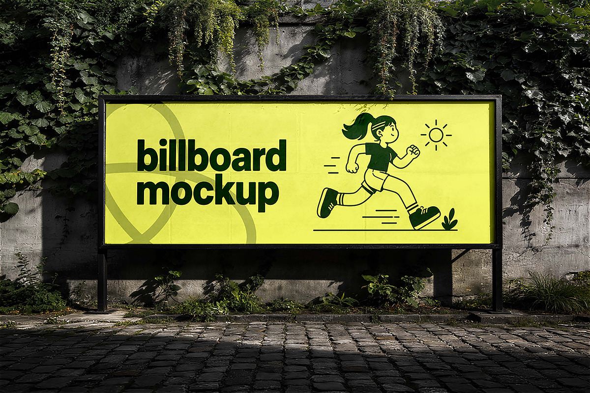 Outdoor Advertising Billboard Mockup, an Advertising Mockup by Pitchlook.Studio (Photo 2 of 4)