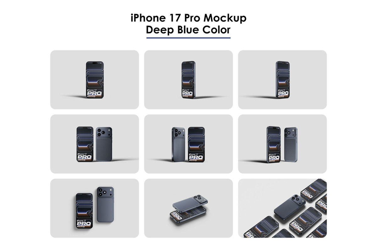 iPhone 17 Pro Mockup, an iPhone Mockup by scribrostudio (Photo 12 of 13)