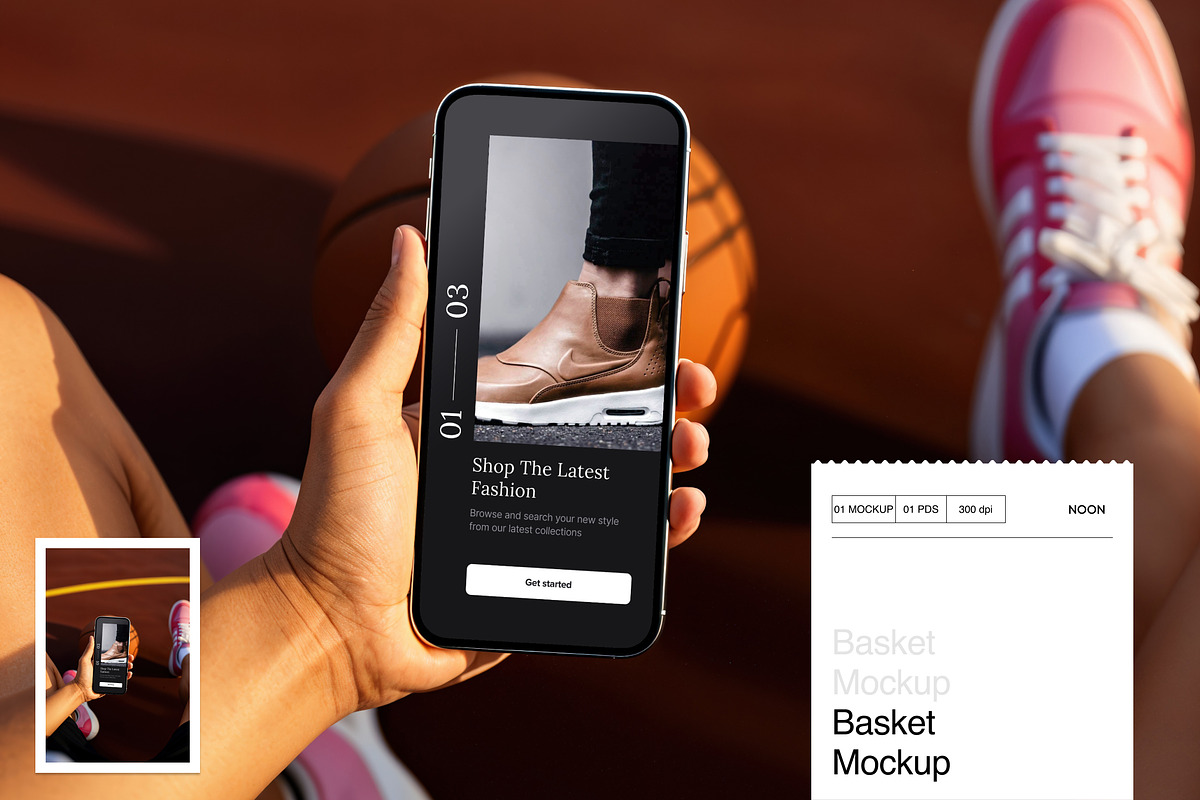 Sport & Lifestyle Mobile App Mockup, an iPhone Mockup by Oday Noon (Photo 2 of 12)