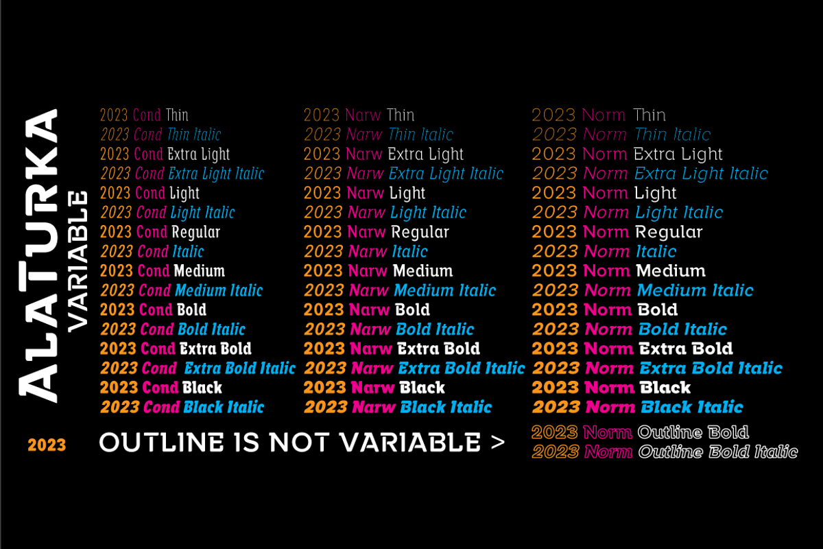 Alaturka - 30% SAVE, a Sans Serif Font by BULENT YUKSEL (Photo 14 of 15)