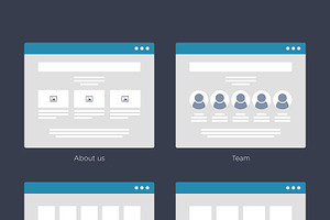 48 Website Wireframes And Flowchart