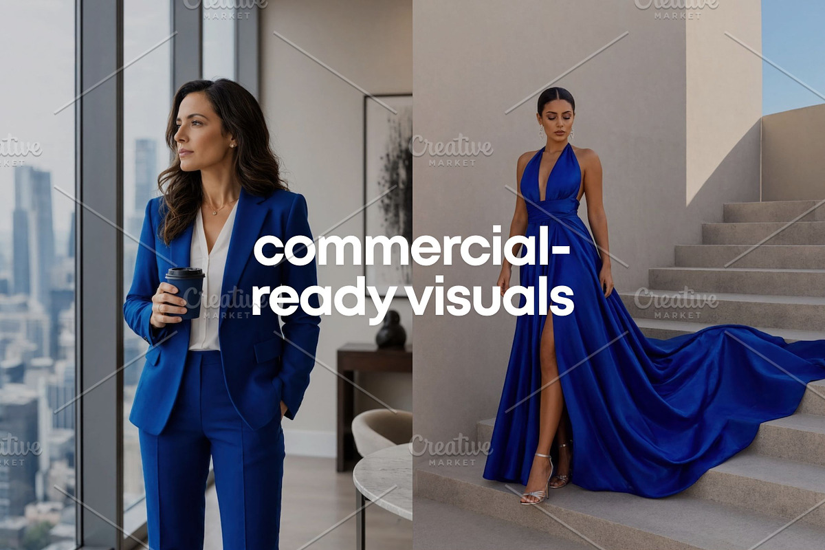 Blue Aesthetic Stock Photos, a Person Photo by Selenique Studio (Photo 5 of 12)