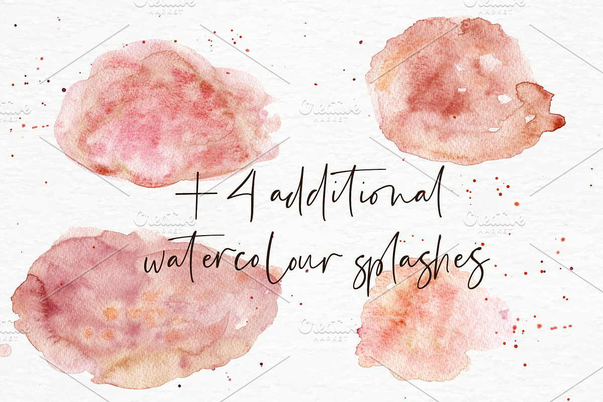 Autumn watercolor set Mushroom Magic, a Texture Illustration by paperlions (Photo 4 of 6)