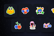 Cartoon Sticker Designs, an Emoji Icon by Prosymbols (Thumbnail 9 of 15)