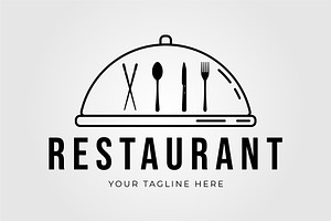 serve hood restaurant or cutlery, a Graphic by Rizkaarishandy_shop
