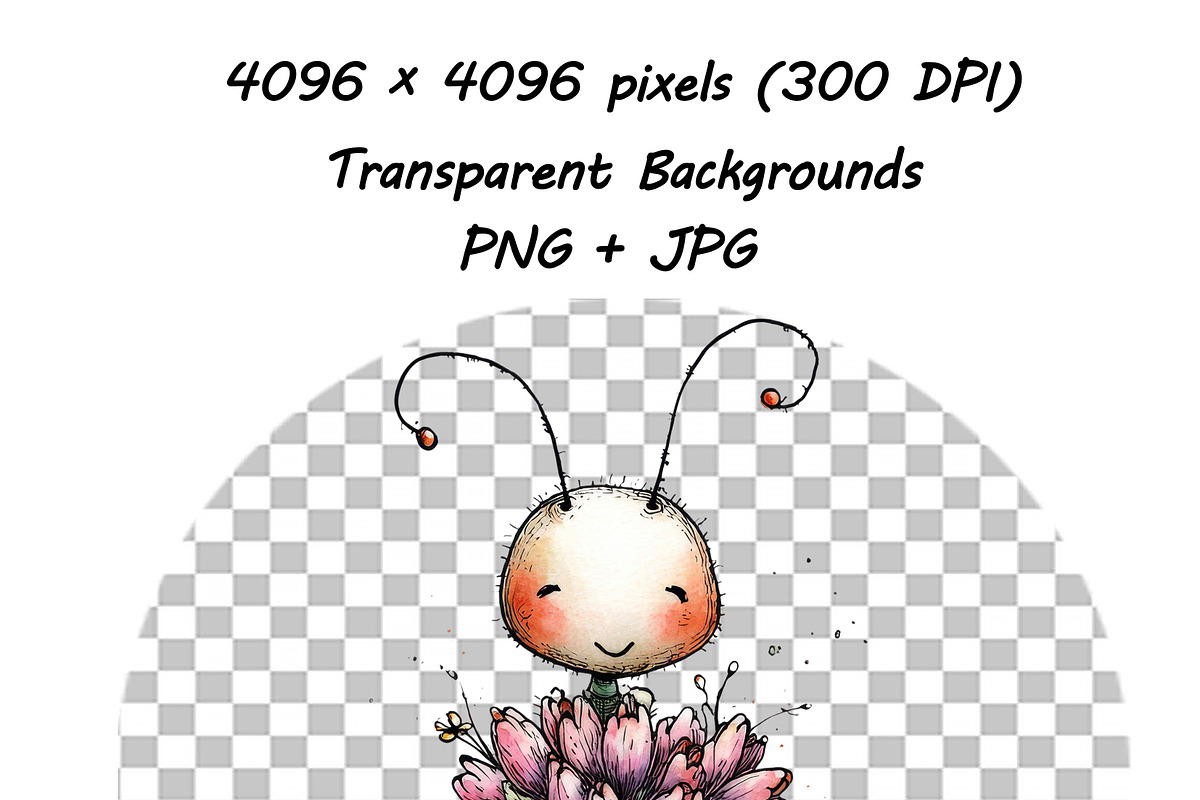 Whimsical Butterfly Clipart Set, an Animal Illustration by one-touch (Photo 14 of 20)