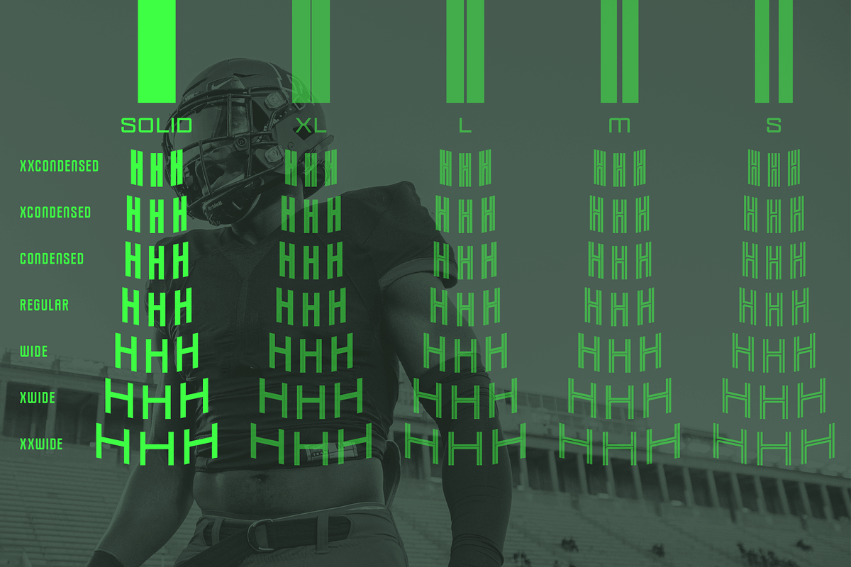 Competition Solid (subfamily), a Sans Serif Font by Sportsfonts (Photo 3 of 9)