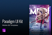 Paradigm UI Kit for Axure (iOS), an UI Kit Template by Axure Themes (Thumbnail 1 of 2)