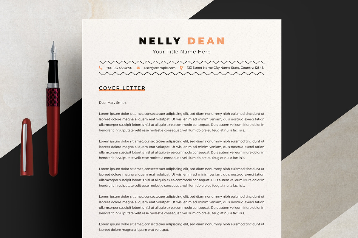 Polished Resume Template for Leaders, a Resume Template by ResumeInventor (Photo 3 of 6)