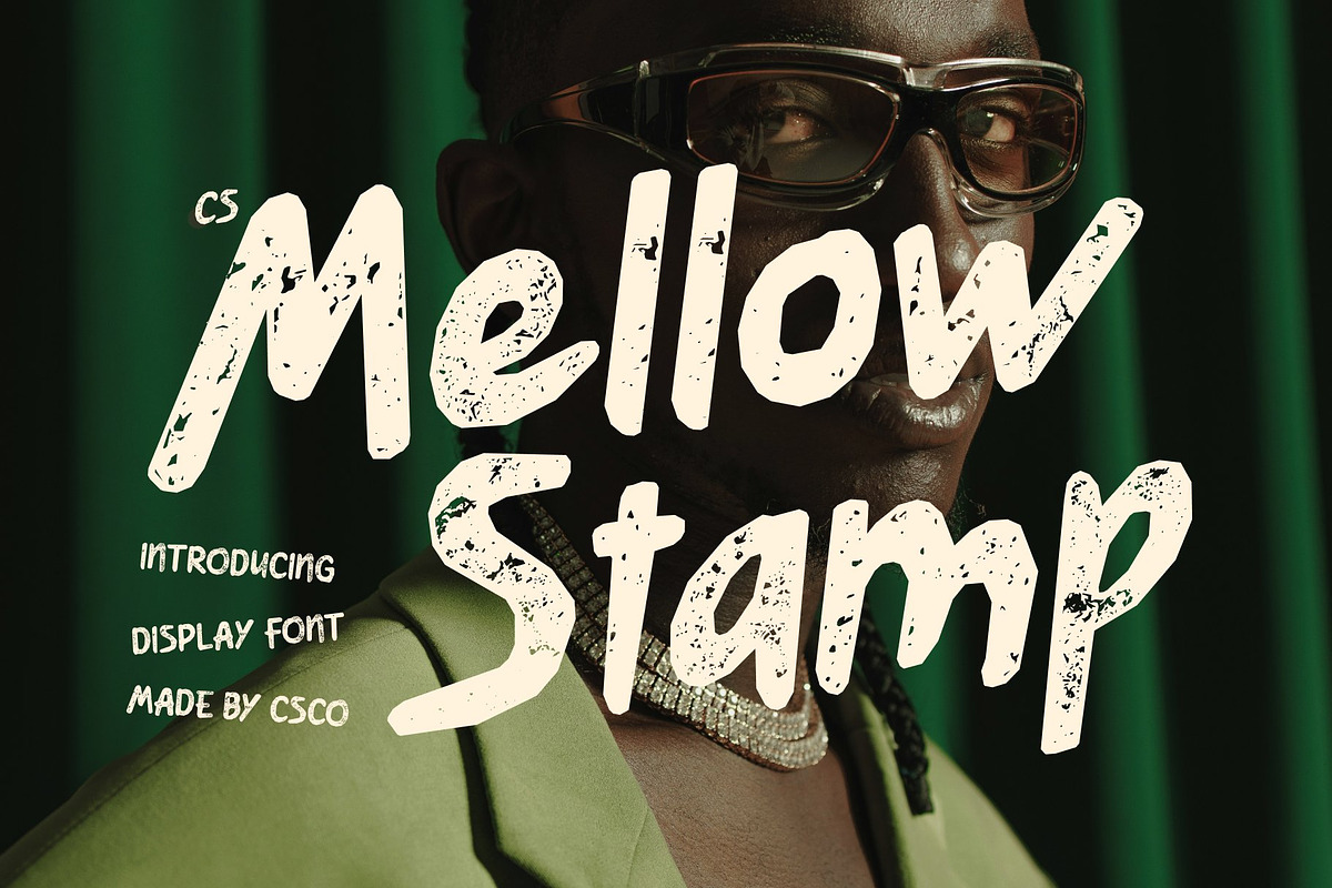 CS Mellow Stamp, a Handwritten Font by Craft Supply Co. (Photo 1 of 8)