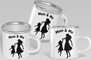 Mom and Me Mother's Day Shirt SVG, a Person Illustration by Ghagra (Thumbnail 4 of 7)