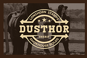Rust Smoke–Vintage Western SlabSerif, a Slab Serif Font by MaikoHatta (Thumbnail 8 of 8)