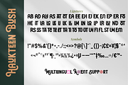 Haukteen Bush – Decorative Font, a Sans Serif Font by Vampstudio (Thumbnail 13 of 13)