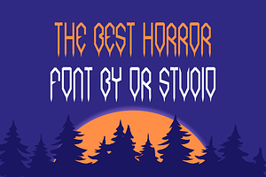 Hunter Adventure - Halloween Font