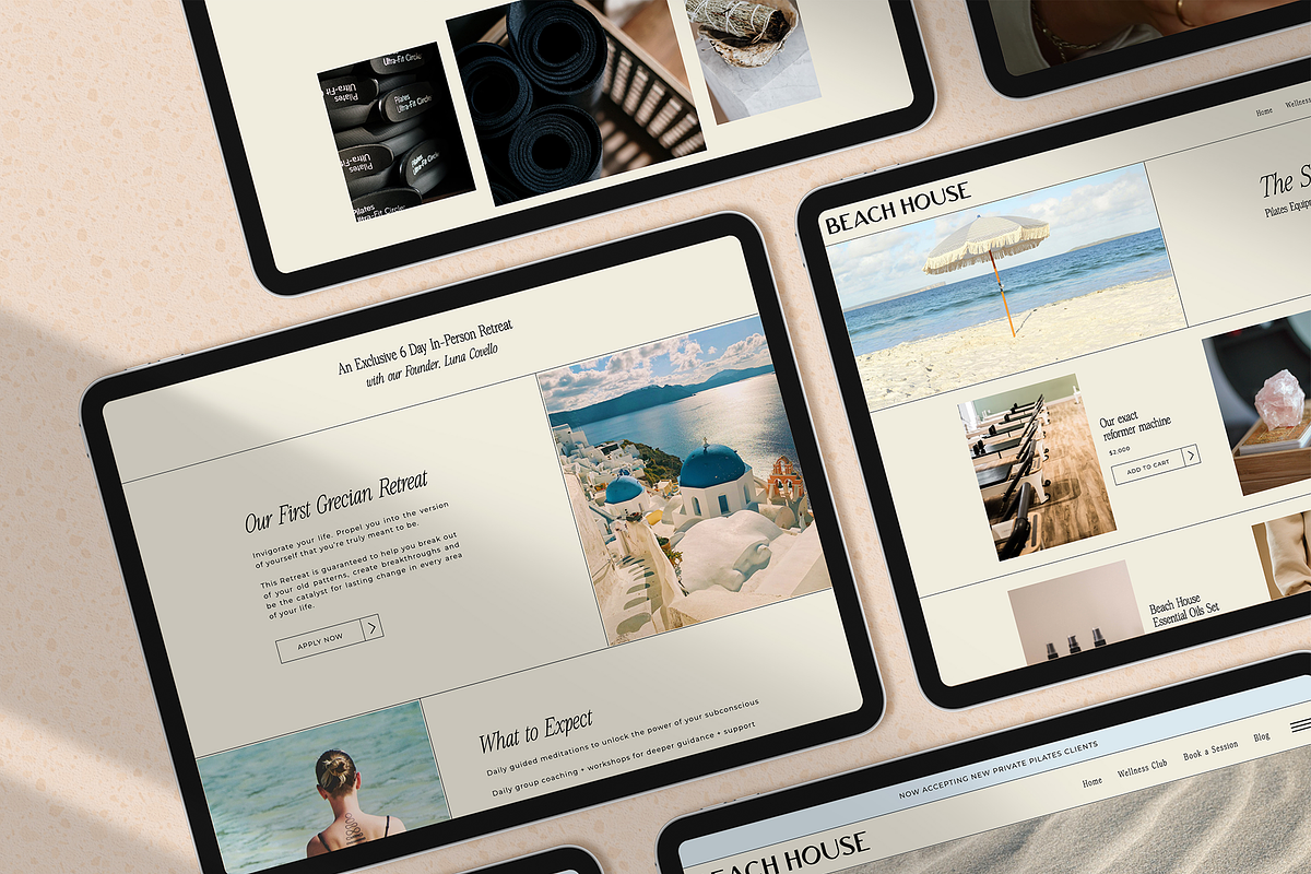 ShowIt Website Template For Fitness, a Templates & Theme by Scribble Society (Photo 5 of 7)