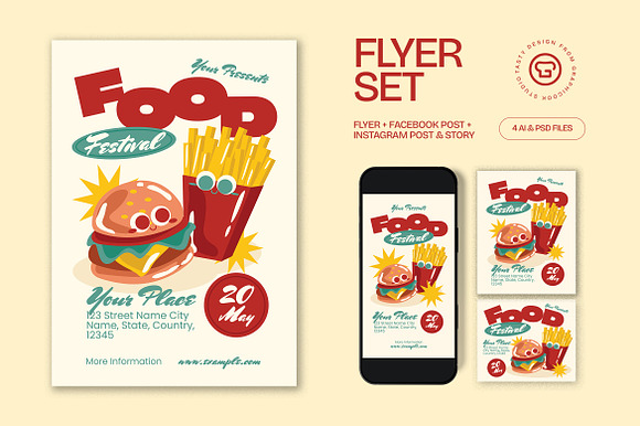 Food Fest Flyer preview 4