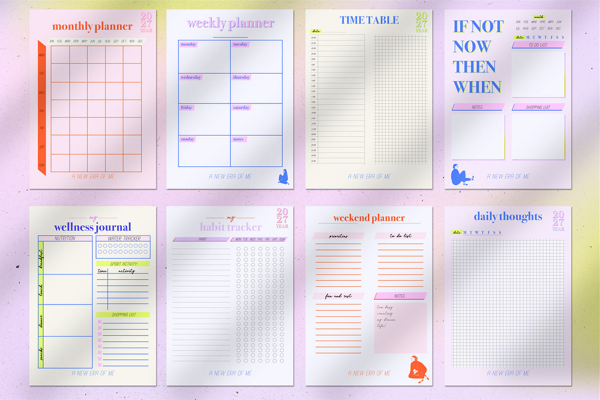 2027 NEW ERA Calendar & Planners, an Object Graphic by Mio Buono (Photo 11 of 16)