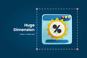 3D Website Icon, an Object 3D Model by SLAB! Design (Thumbnail 2 of 4)