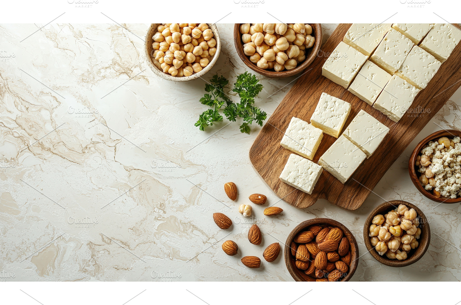 Vegan Protein Sources: Tofu, a Food & Drink Photo by Rodica Ciorba